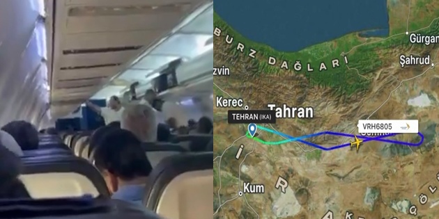 Tacikistan’a Giden İran Yolcu Uçağı Tahran’a Geri Döndü